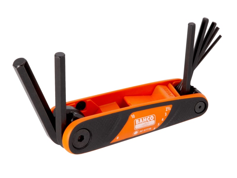 HEX KEY SET 7PC 2.5MM-10MM FOLDING BAHCO