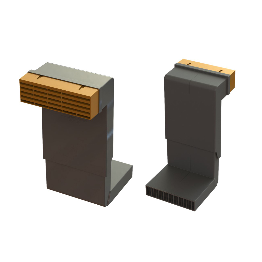 XL Periscope Vent - Black (Adjusts between 5-7 Courses) - 1201XL