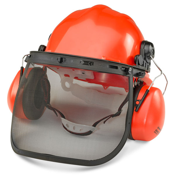 Orange Forestry Helmet Kit