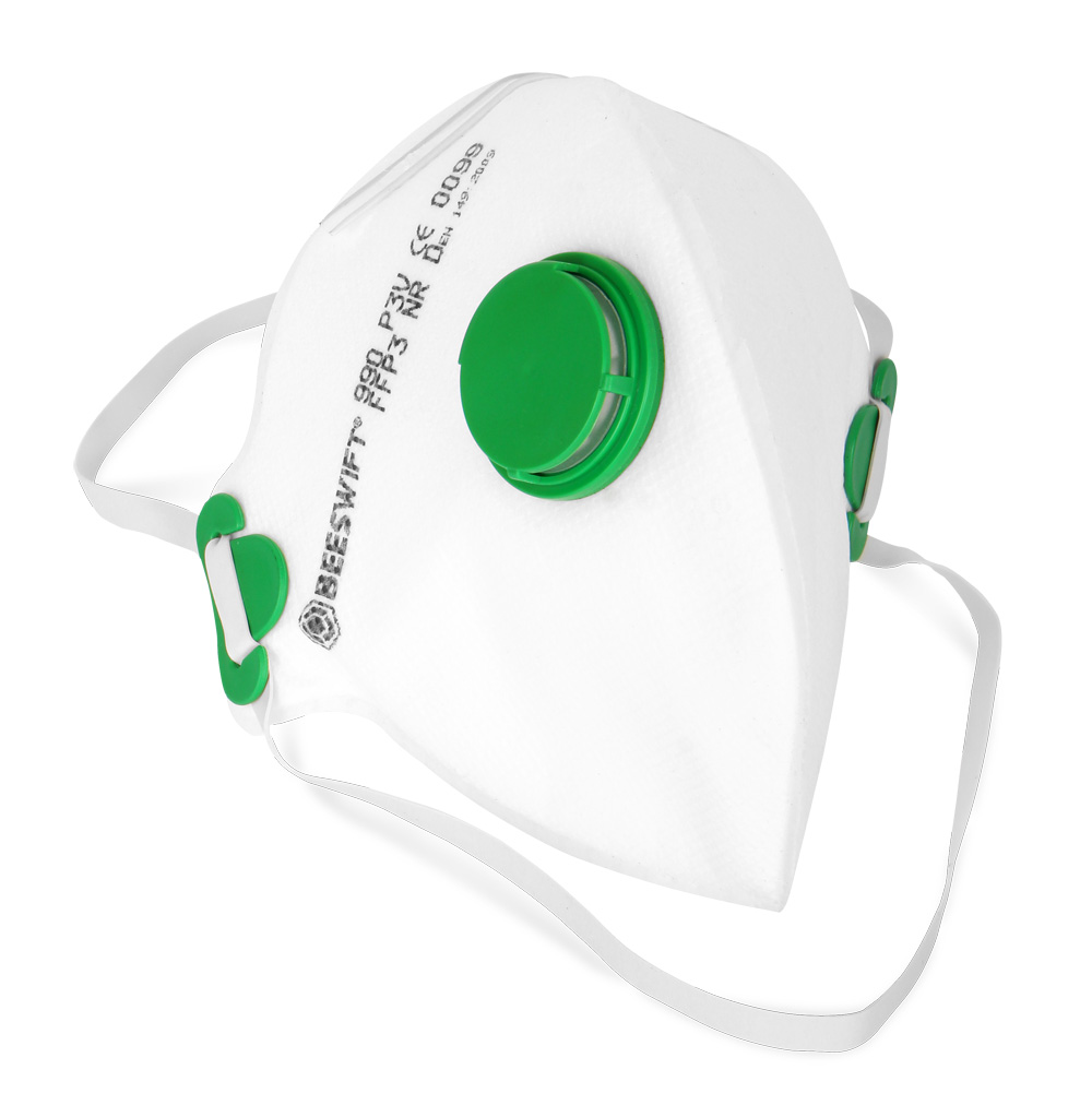 Contract Respirator FFP3V Valved (Box20) - FOLD FLAT