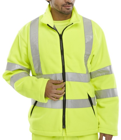 Carnoustie Fleece Jacket S/Y Hi-Vis