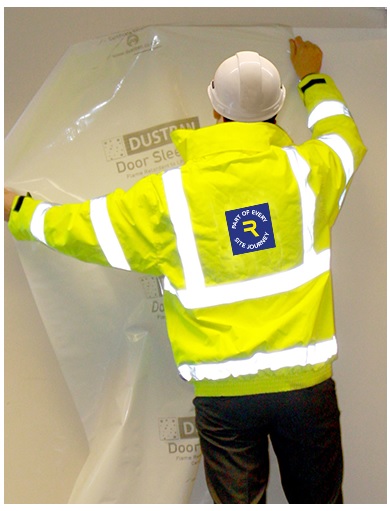 Doorsleeves FR White 2.2m x 1000mm Flame Retardent (BOX OF 10)