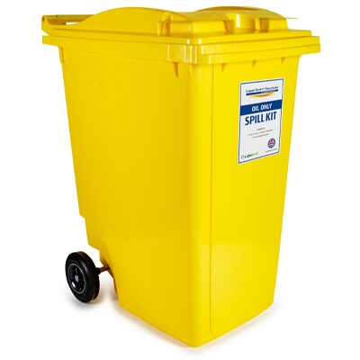 Oil/Fuel Spill Kit Wheelie Bin