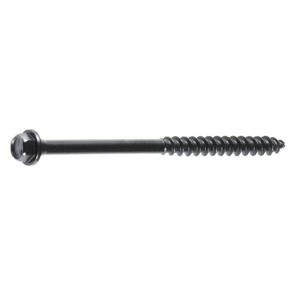 Hex Head Structural Timber Screw Brown Finish (Box 50)