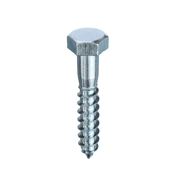 BZP Hex Head Coach Screws