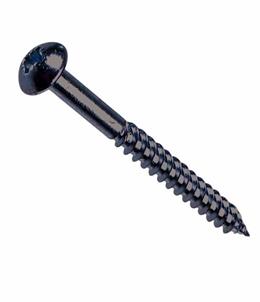 Black Japanned Dome Head Pozi Woodscrew