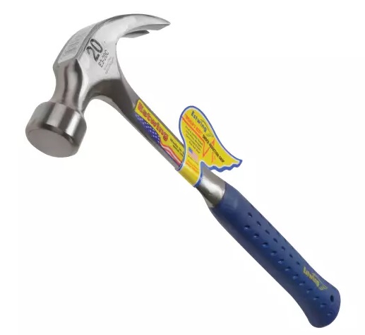 CURVED CLAW HAMMER VINYL 20.OZ ESTWING