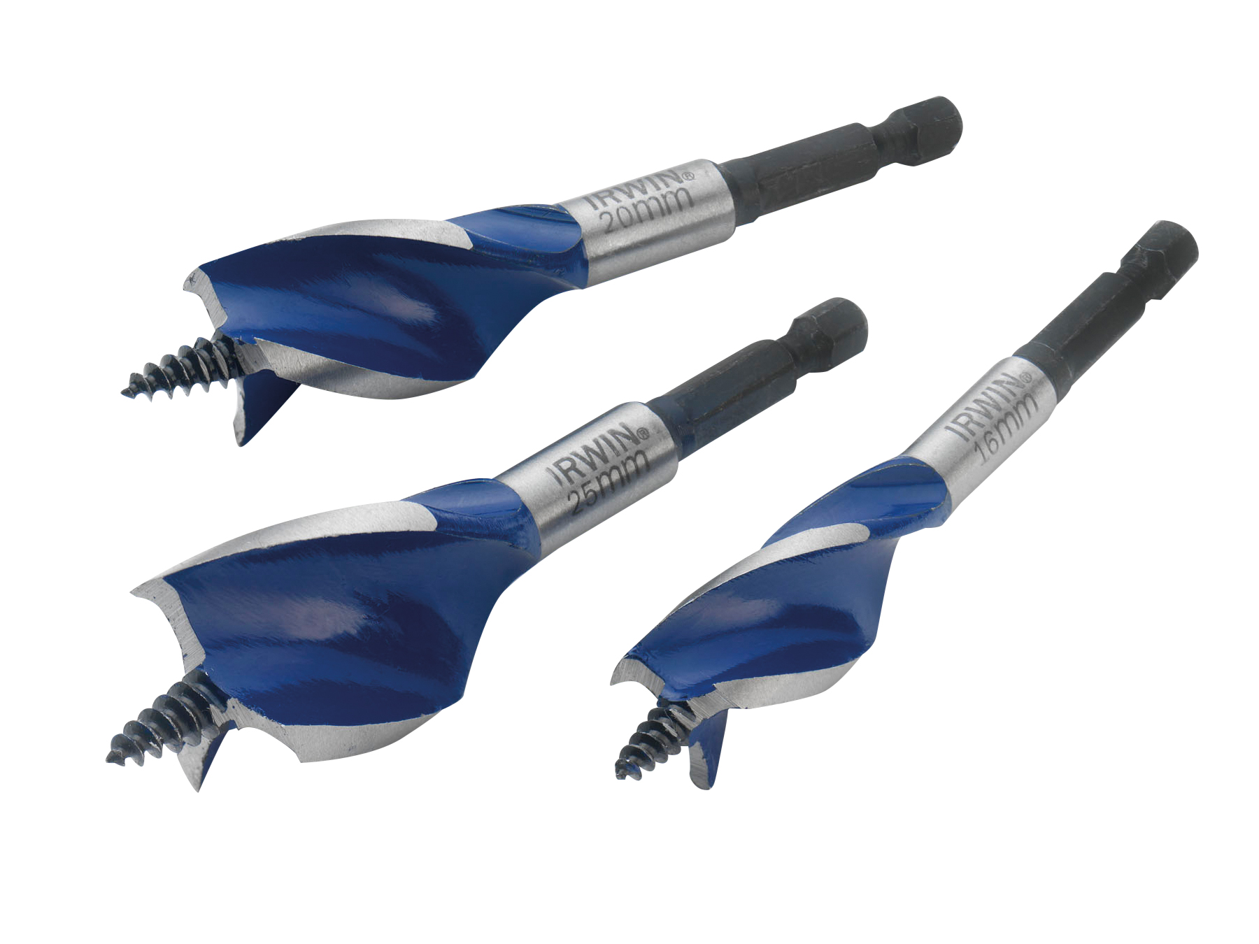3 Piece Blue Groove Stubby Bit Set Irwin - IW4041003