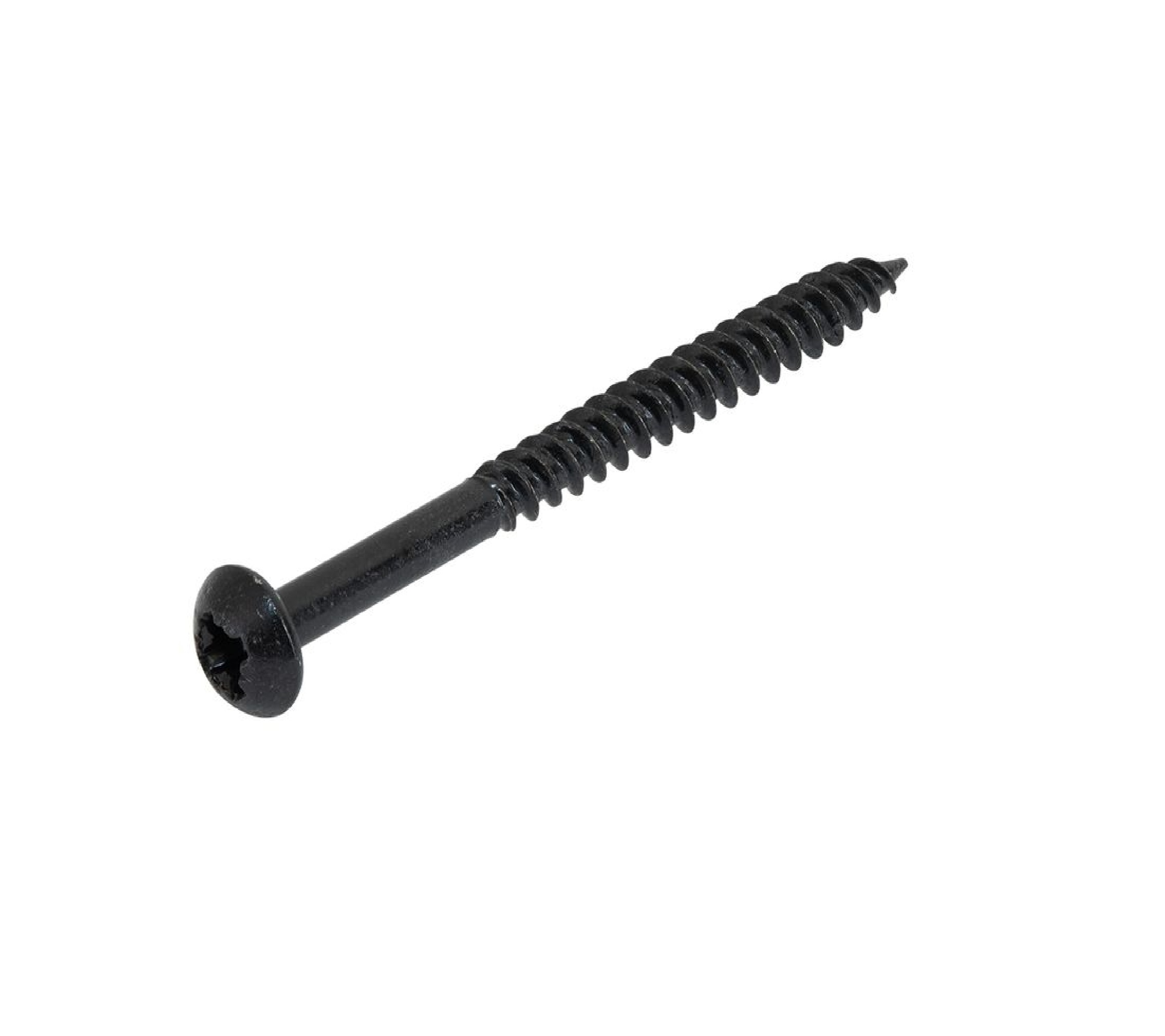 Black Japanned Dome Head Pozi Woodscrew