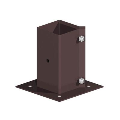 Post Support Bolt Down BROWN