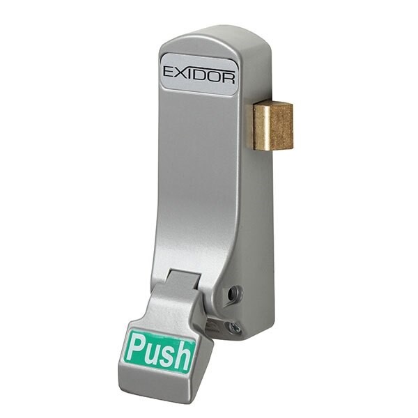 297 Push Pad Rim Latch Silver