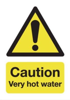 Caution Very Hot Water S/A