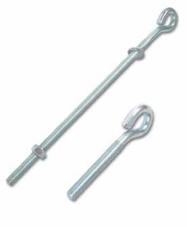 M8 x 80 BZP Metric Eyebolts