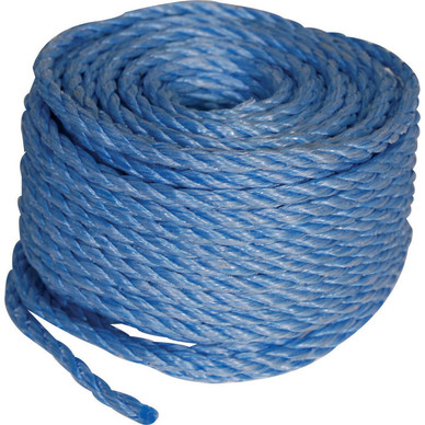 8mm Blue Polypropelene Rope