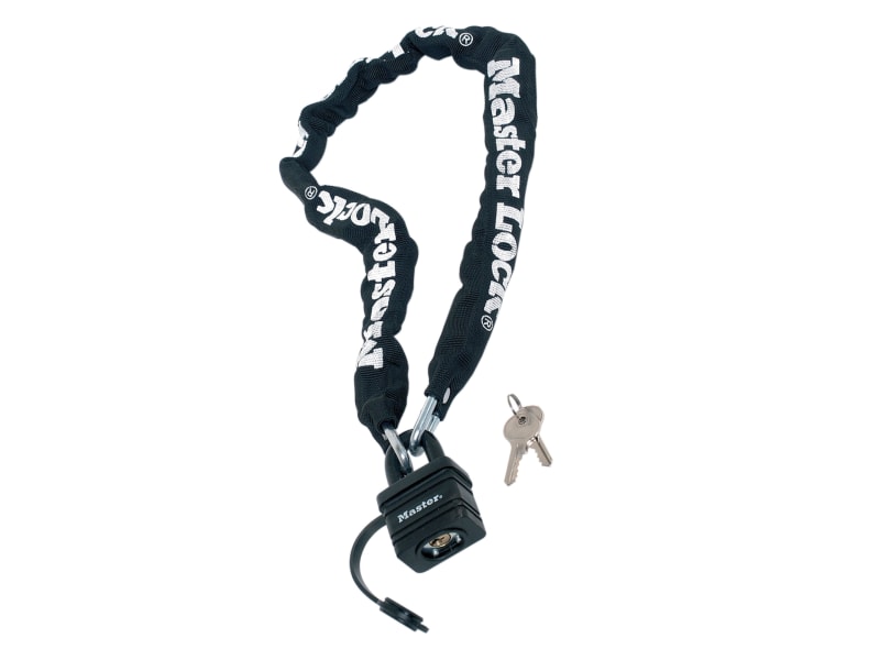 Heavy Duty 1m Sleeved Chain and Padlock