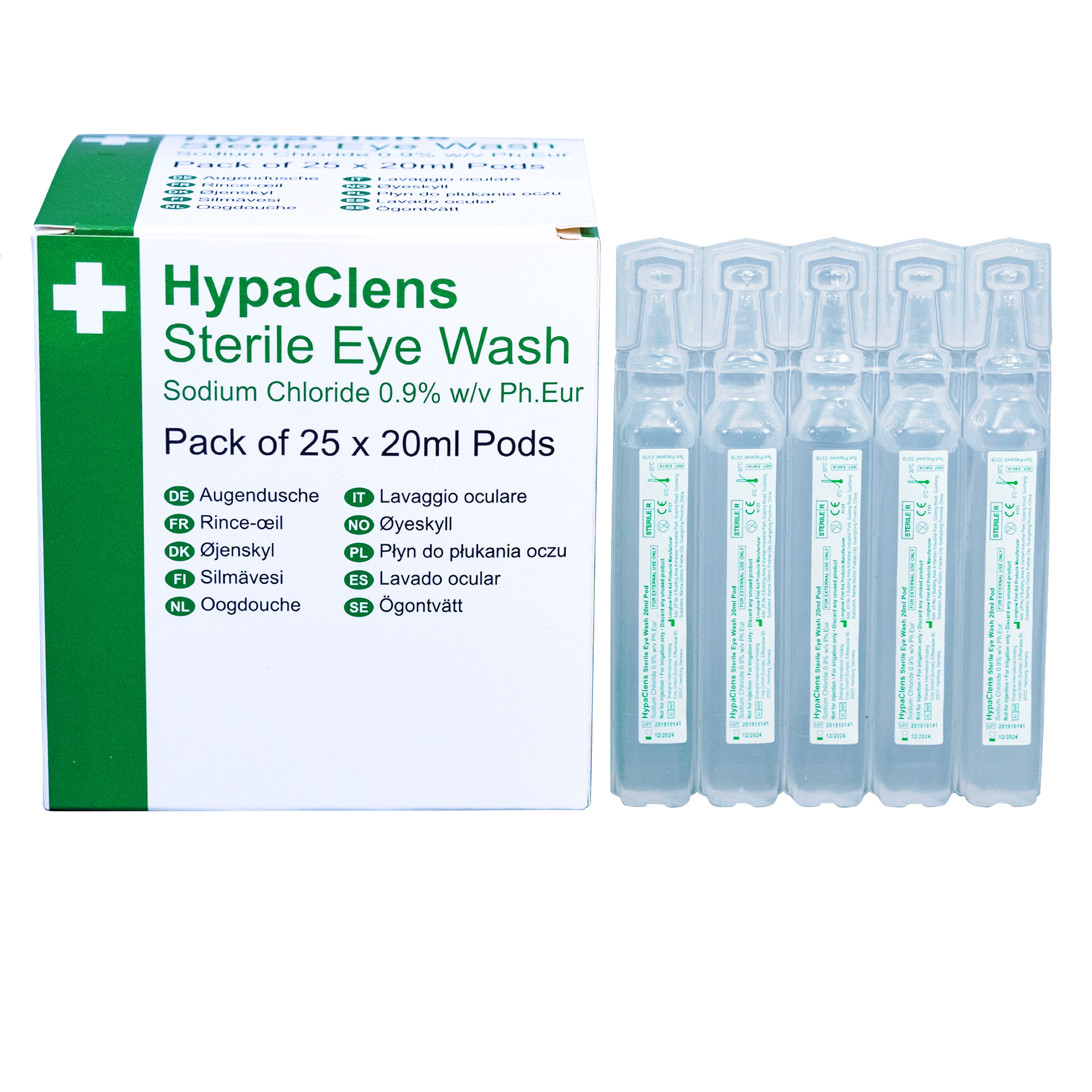 20ml Eye Wash Pods (box25)