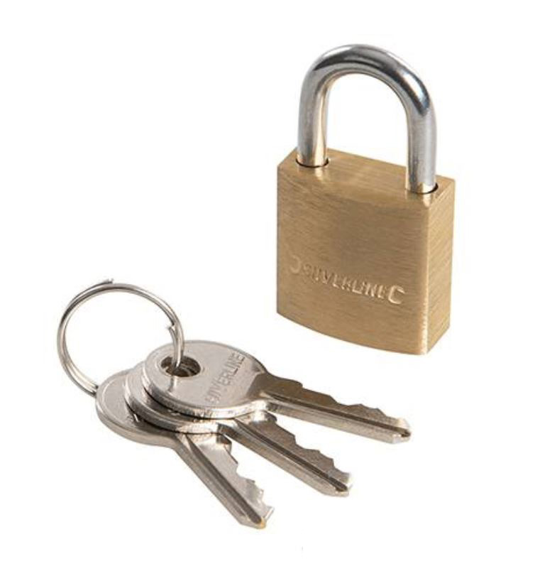 Silverline Brass Padlock
