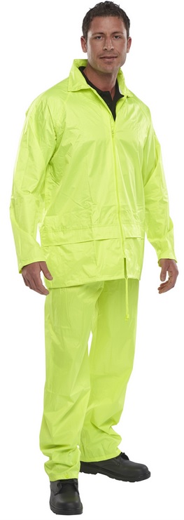 B-Brand 2 Piece Hooded Yellow Wet Suit