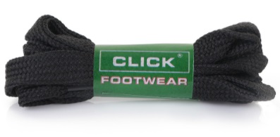 Click Flat Boot Lace 140cm (PR) - Black