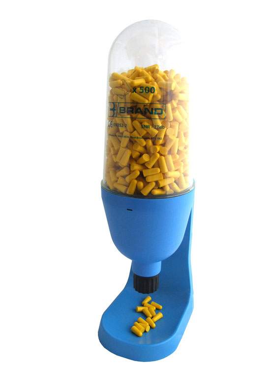 Brand Ear Plug Dispenser and Refills