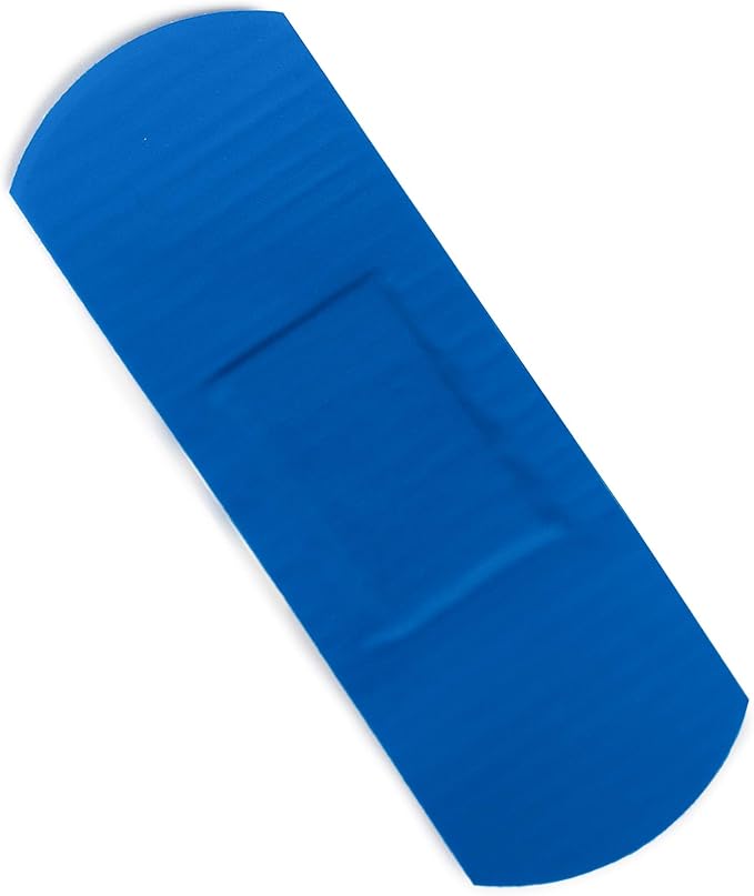 Assorted Blue Detectable Plasters (Bx100)