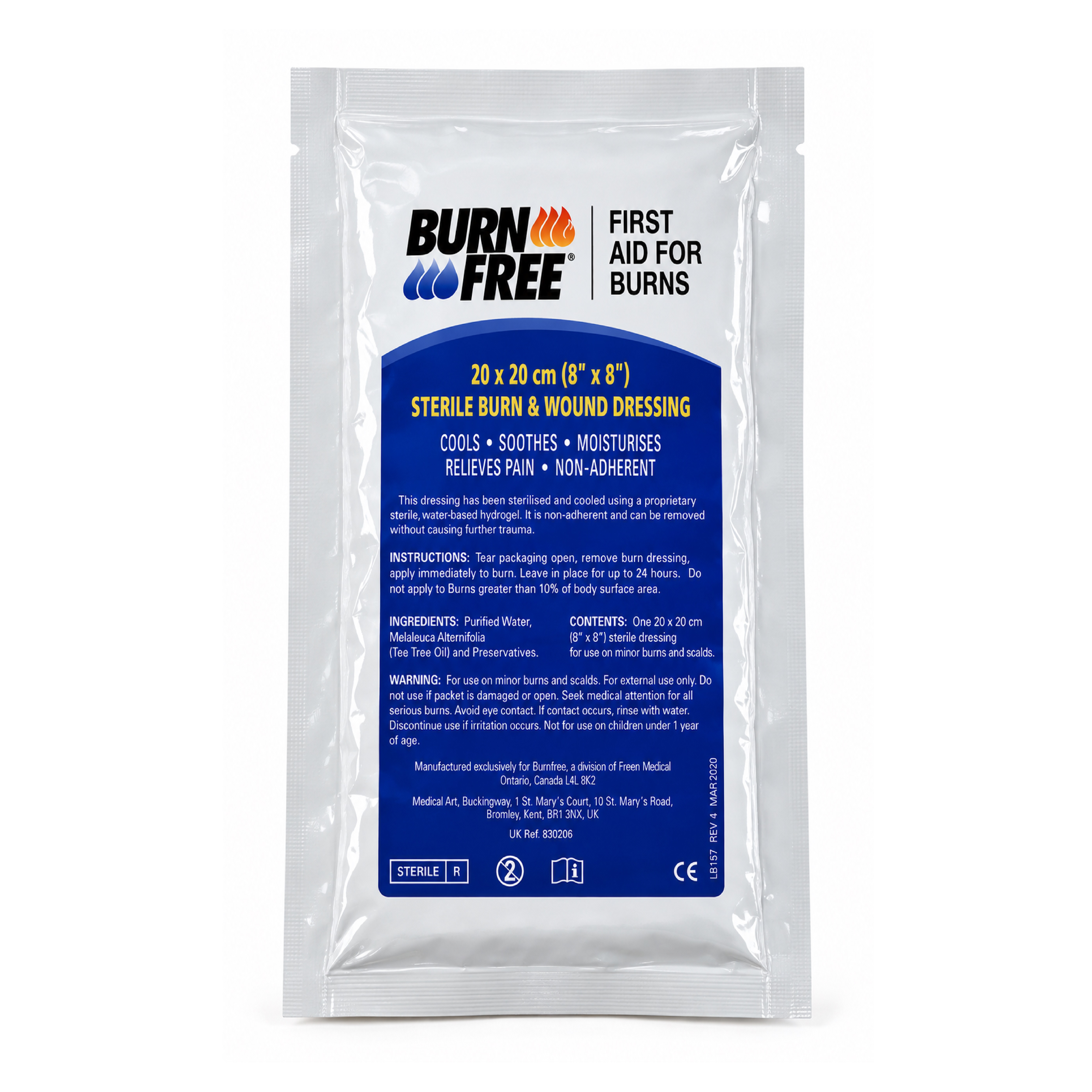 Medical Burns Dressing 200x200mm