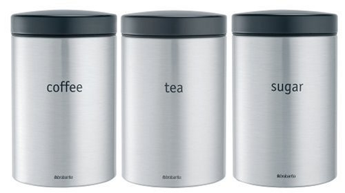 Tea/Coffee/Sugar Containers