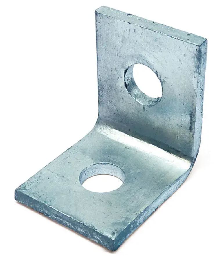 AB2010-2 Hole 90o Channel Angle Brackets