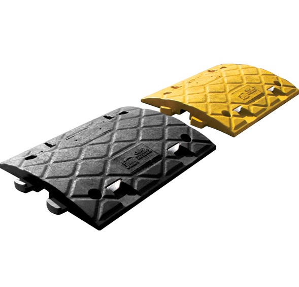 50mm High (10mph) Black/Yellow Speed Ramp