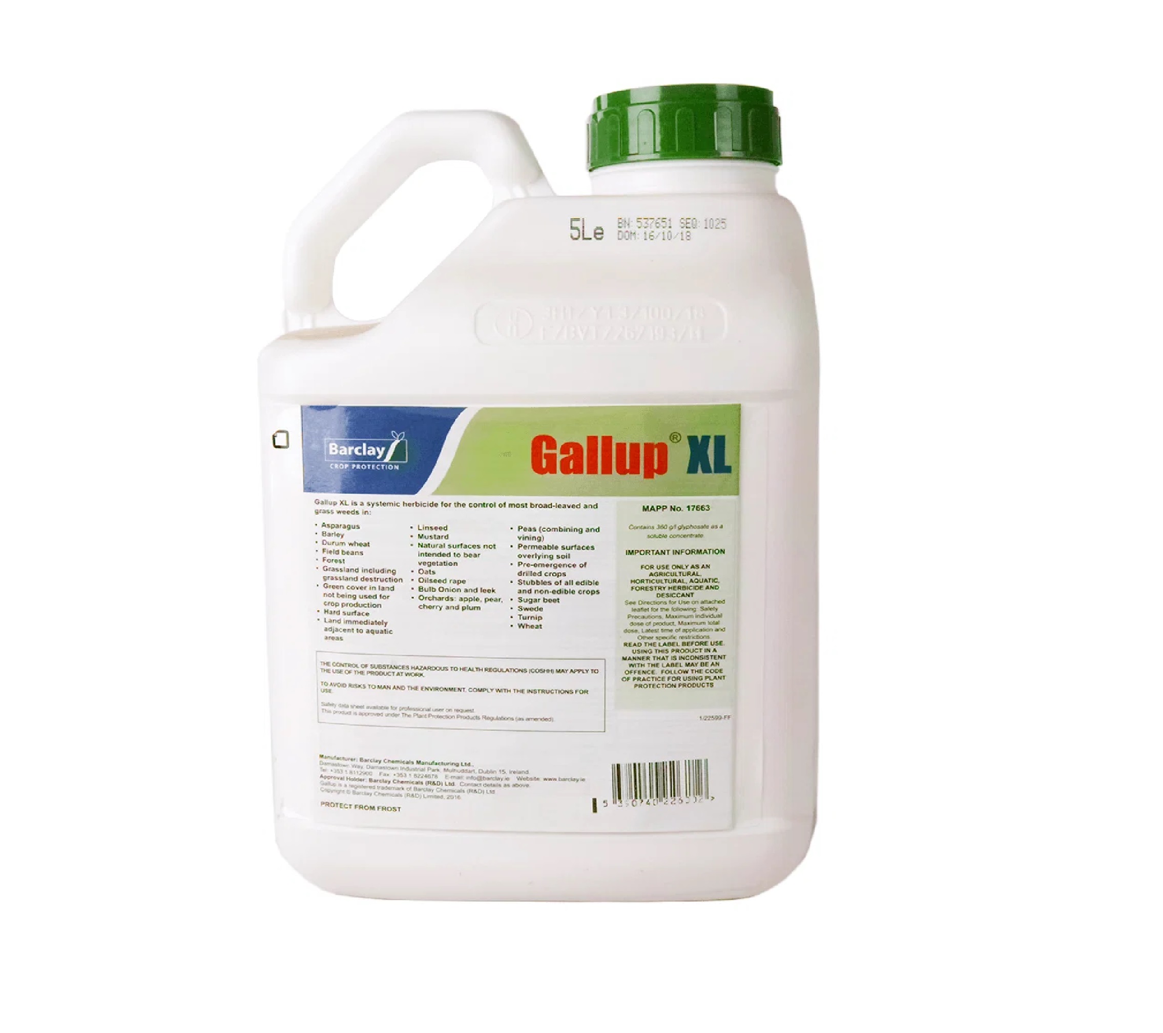 Gallup XL Glyphosate Weed Killer 5 Litre